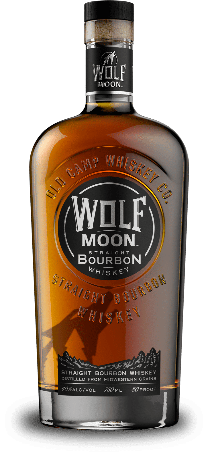 Wolf Moon Bourbon Bottle